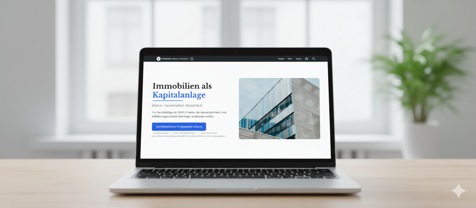 Immobilien Landingpage Vorschau